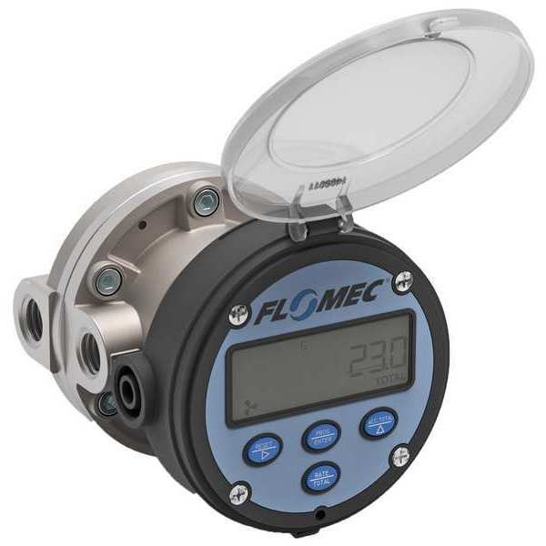 Flomec Electronic Flowmeter, 1/2", FNPT, 4.3" L OM015S003-822R5G