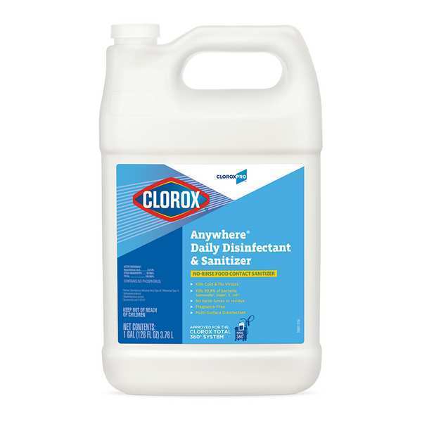 Clorox Disinfectant Cleaner, Jug, Unscented, 4 PK 31651