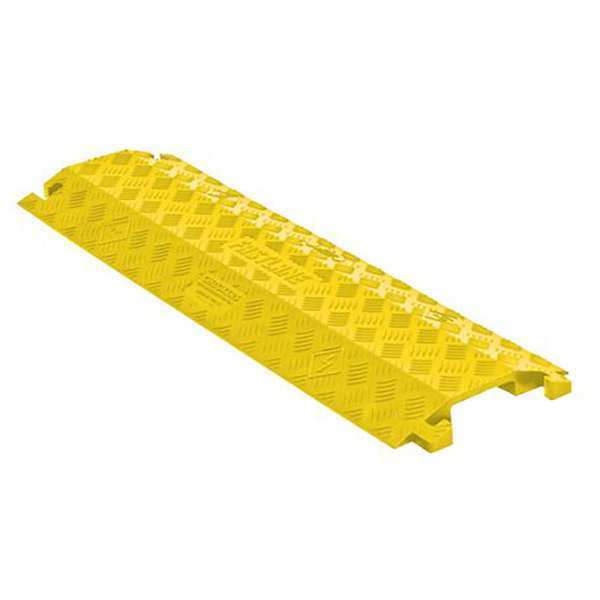Fastlane Cable Protector, 1Channel, 10-7/8"W, Yellow FL1X4-Y