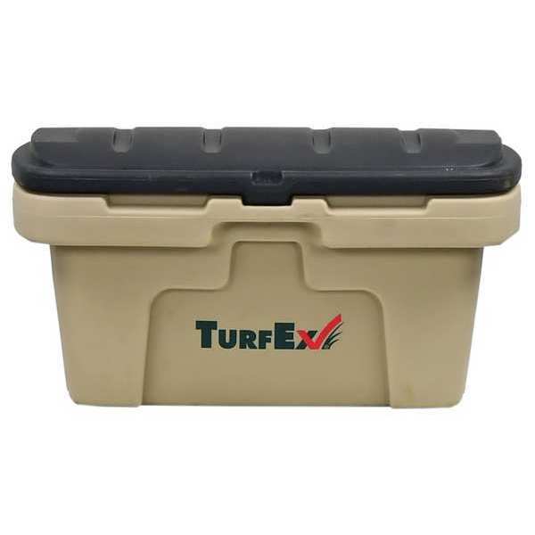 Turfex Polyethylene Storage Container, Brown 74053
