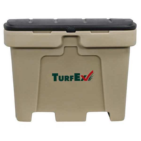 Turfex Polyethylene Storage Container, Brown 74059