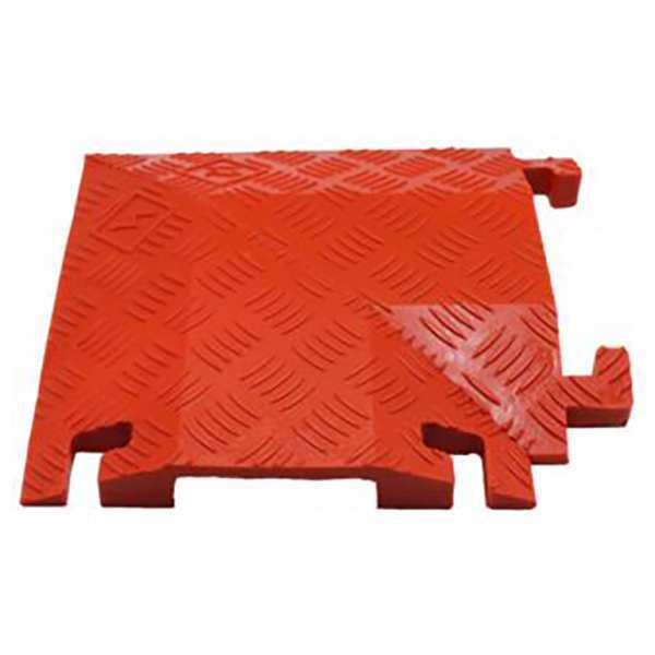 Fastlane Cable Protector, 1 Channel, 2-3/4"W, Orange FL90RT1X4-O