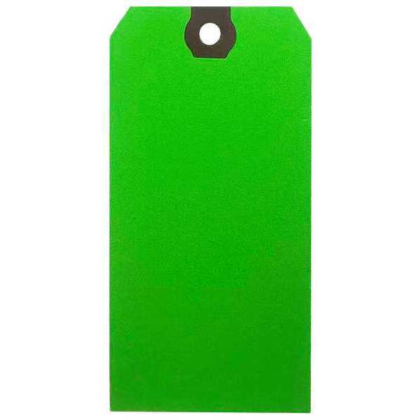 Zoro Select Blank Shipping Tag, Paper, Green, PK1000 61KU35