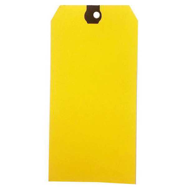 Zoro Select Blank Shipping Tag, Paper, Yellow, PK1000 61KU33
