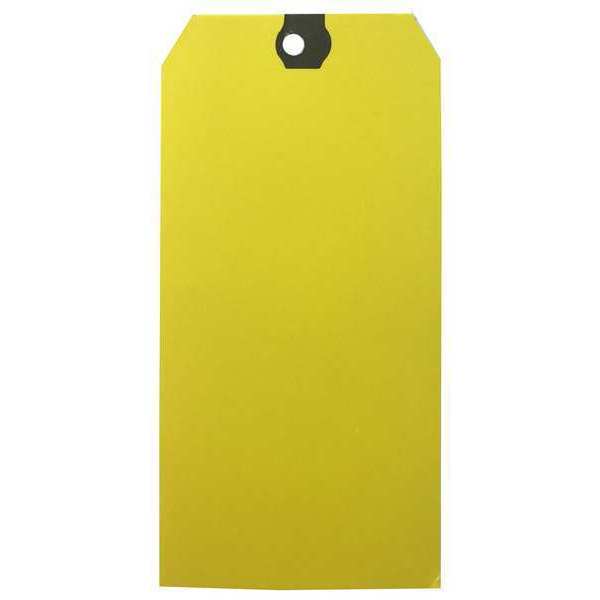 Zoro Select Blank Shipping Tag, Paper, Yellow, PK500 61KV06