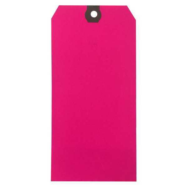 Zoro Select Blank Shipping Tag, Paper, Pink, PK1000 61KU76