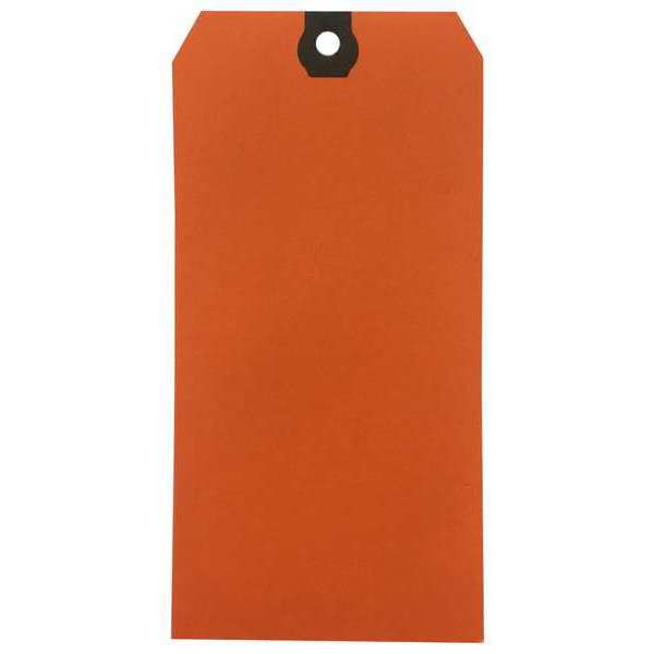 Zoro Select Blank Shipping Tag, Paper, Orange, PK1000 61KU79