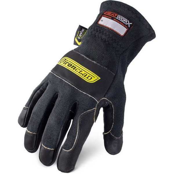 Ironclad Performance Wear Heat Resistant Gloves, Rubber, S, 600 F HW6XFR-02-S