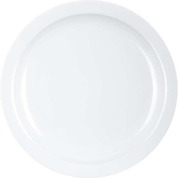 Carlisle Foodservice Sandwich Plate, 7.22" Dia, White KL20102
