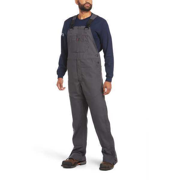 Ariat Bib Overalls, Gray, L 10034650