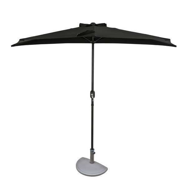 Island Umbrella HALF-UMBRELLA BLACK NU6866