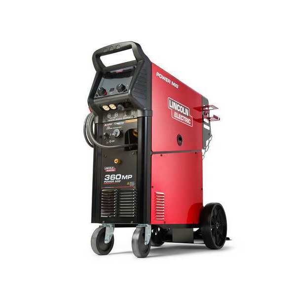 Lincoln Electric Multiprocess Welder, Power MIG 360MP, Single-Phase, 208V AC, 230V AC, 460V AC, 575V AC K4467-1