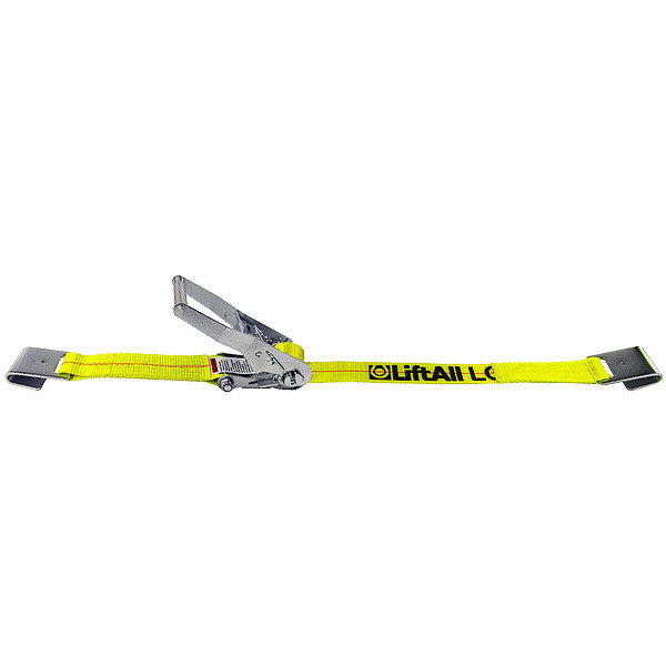Lift-All Cargo Strap, Winch, 27 ft x 2 In, 3300 lb 61001