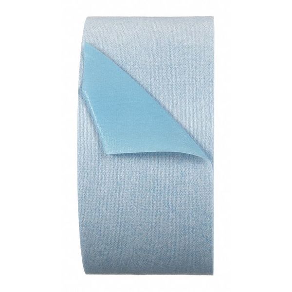 3M Self-Stick Liquid Protection Fabric, Blue, 4" x 300 ft per roll, 6PK 36876