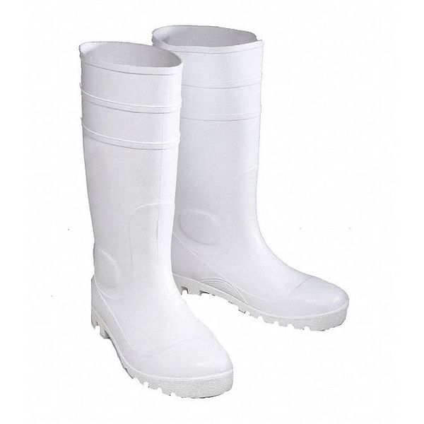 Jaydee Enguard PVC Boots, White, Size 10, PR EGPVW-10