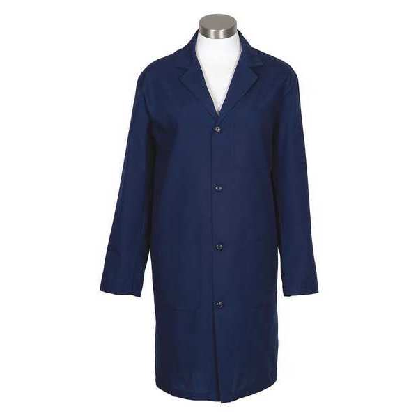 Fame Fabrics Lab Coat, Male, Navy, L2, 3XL 83370