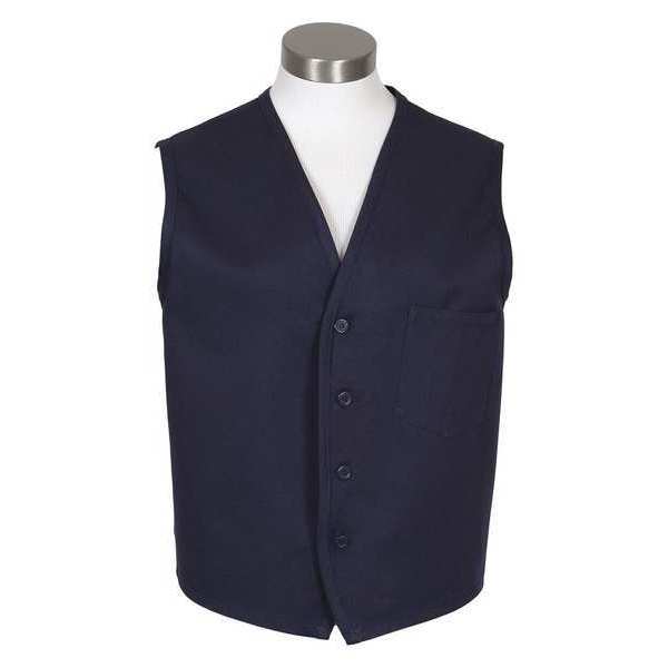 Fame Fabrics Vest, Unisex, Navy, V40, XL 28634