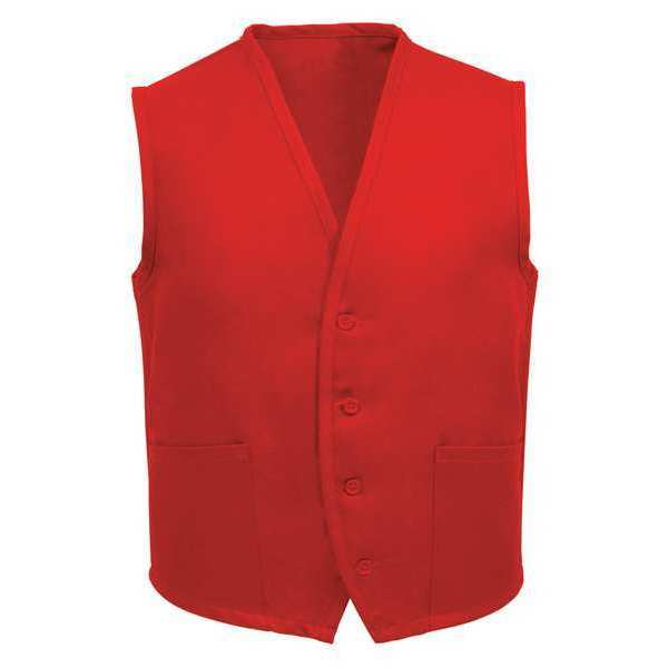 Fame Fabrics Vest, 2 Pocket, Red, V65, MD 23306