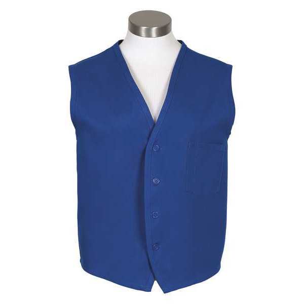 Fame Fabrics Vest, Unisex, Royal Blue, V40, LG 28613