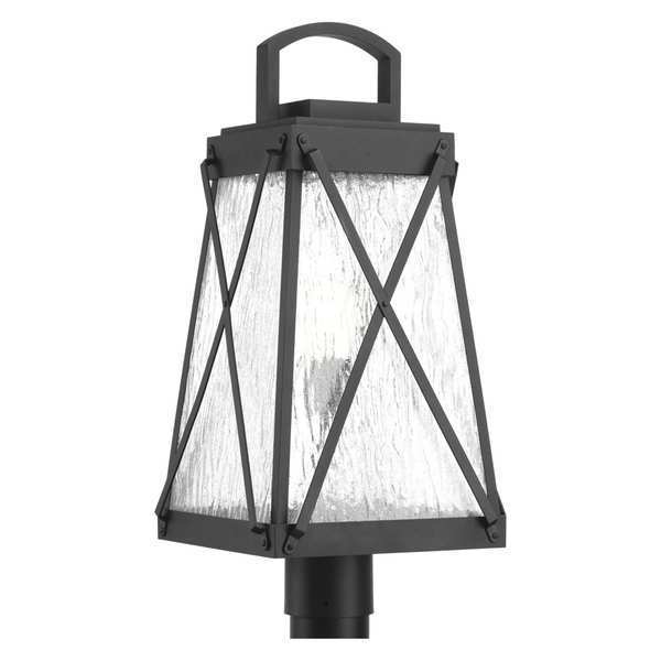 Progress Lighting Creighton One-Light Post Lantern, Black P540009-031