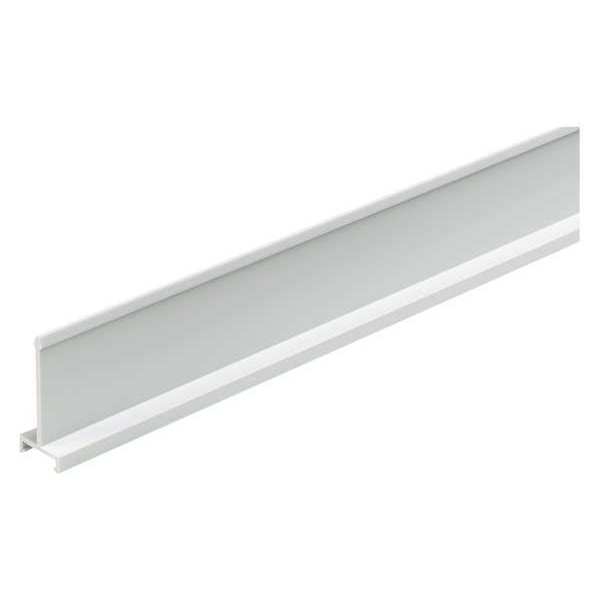 Panduit 6' Solid Divider Wall, 2" H, PVC, White D2HWH6