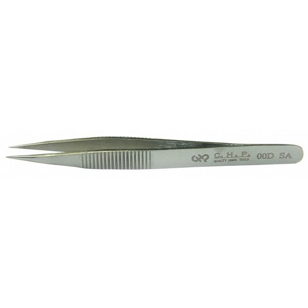 Hakko/Chp Fine Point Tweezer, Strong Flat Tip, 120mm 00D-SA