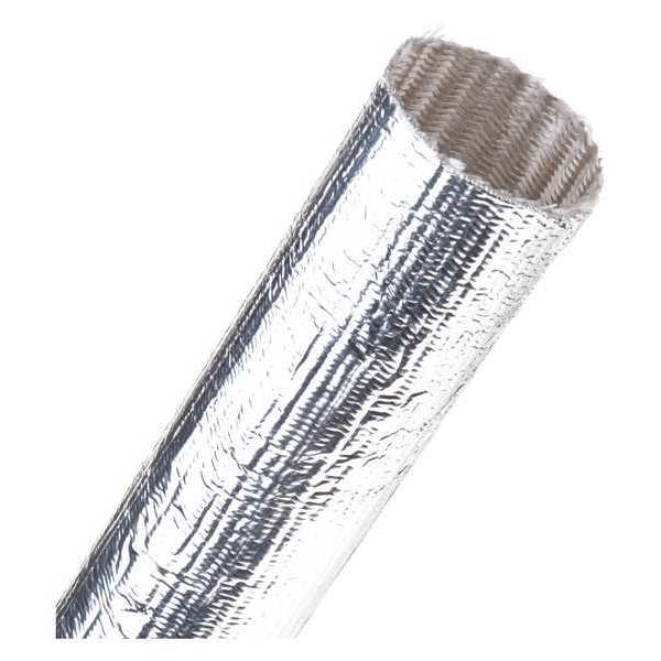 Techflex Thermashield Tube, 1-1-/4", Silver TTN1.25SV25