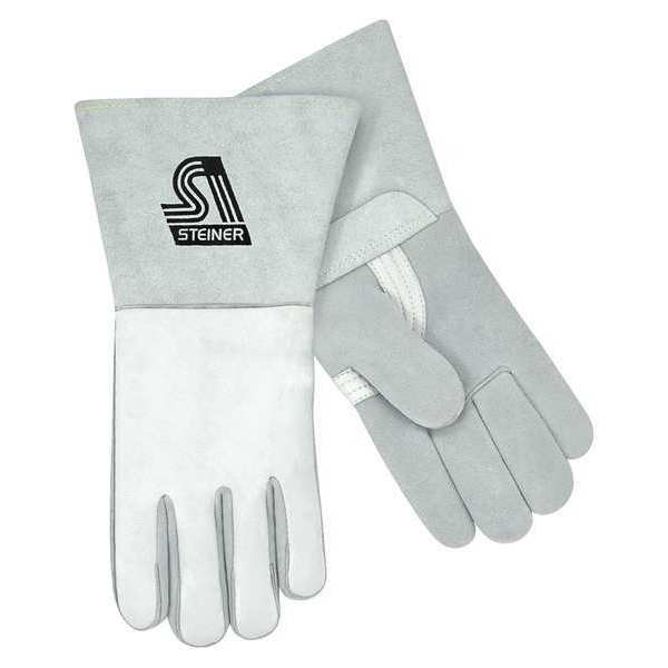 Steiner MIG/Stick Welding Gloves, Elkskin Palm, 2XL, PR 7502-2X