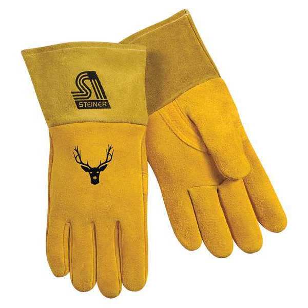 Steiner MIG Welding Gloves, Deerskin Palm, L, PR 02276-L