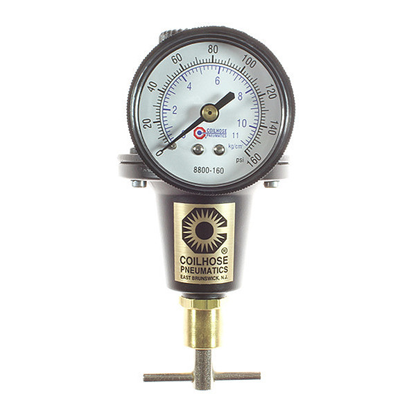 Coilhose Pneumatics Regulator Tamperproof W/Gauge 3/4" CO 8806GK