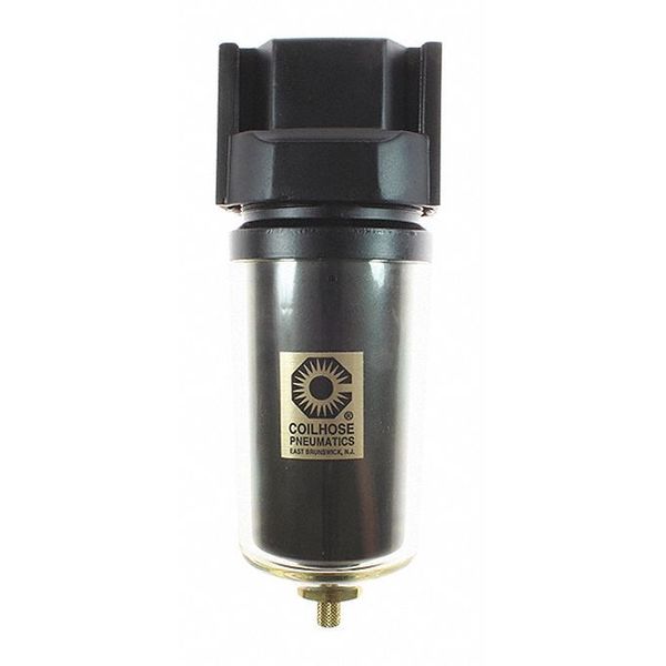 Coilhose Pneumatics Filter W/Metal Bowl Sight Glass 5 Micron Element 1/2" CO 27F4-SX