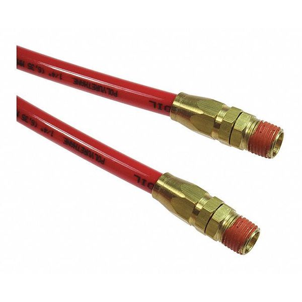 Coilhose Pneumatics Flexcoil 3/8" ID x 20 Swivel Reuse Red CO PR38-204B-R