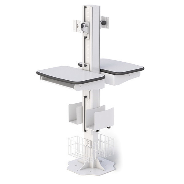 Afc Industries Floor Mounted Industrial Computer Stand 772323G