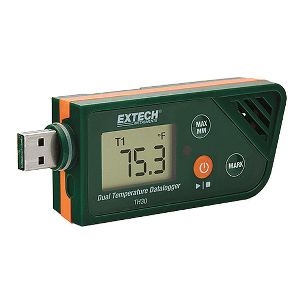 Extech USB Dual Temperature Datalogger TH30