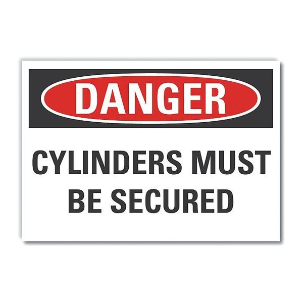 Lyle Danger Sign, 5 in H, 7 in W, Horizontal Rectangle, English, LCU4-0486-RD_7X5 LCU4-0486-RD_7X5