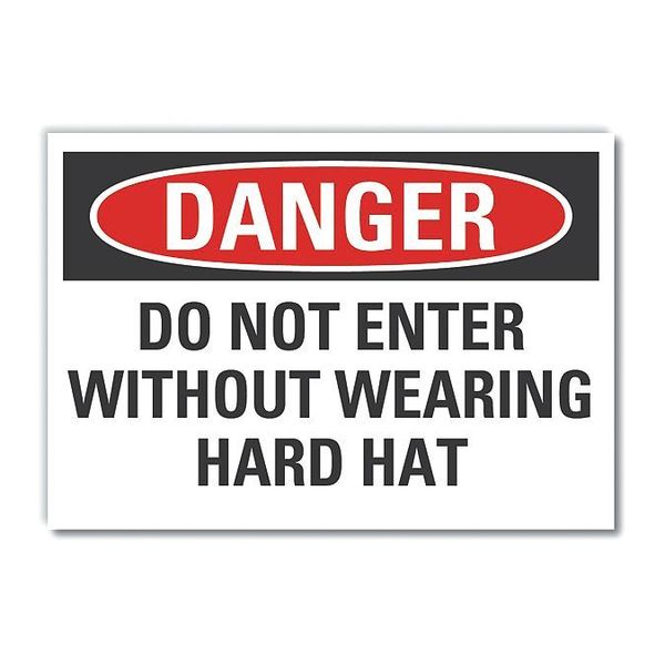 Lyle Decal Danger Do Not Enter, 10"x7" LCU4-0555-ND_10X7