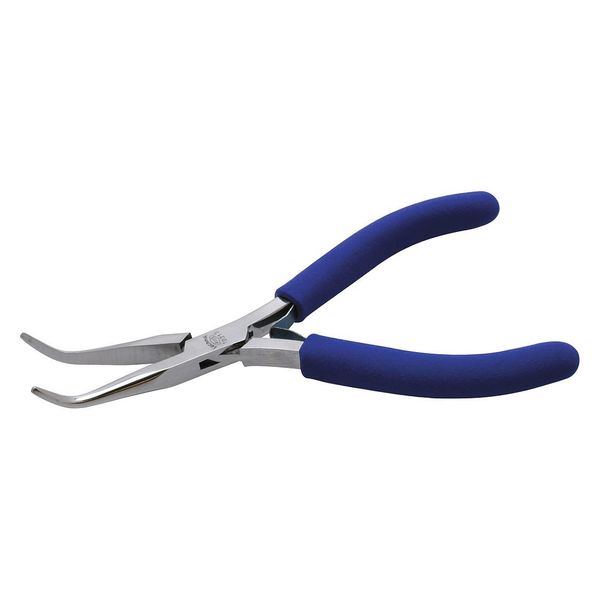Aven Pliers Bent, Nose, 6" Long Smooth Jaws 10313