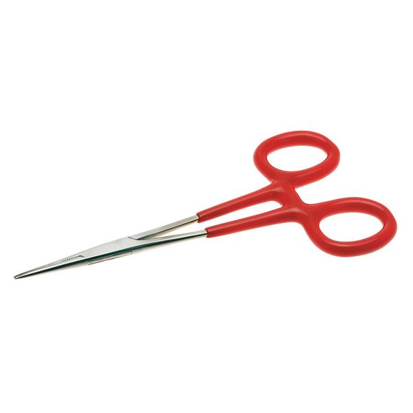 Aven Hemostat Str. Serrated, 5" Plastic Grip 12011