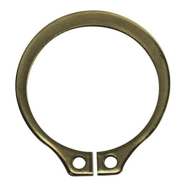 Rotor Clip External Retaining Ring, Steel Zinc Yellow Finish, 20 mm Shaft Dia DSH-020-ZD