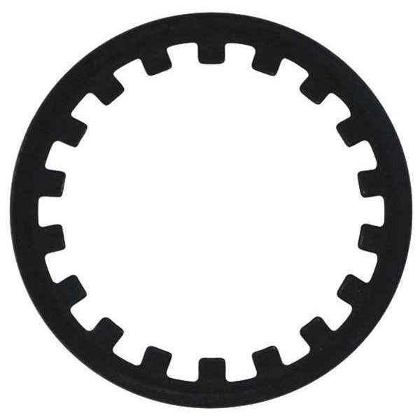 Rotor Clip External Push-On Retaining Ring, Steel Black Phosphate Finish, 1 in Shaft Dia TX-100