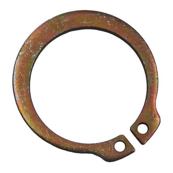Rotor Clip External Retaining Ring, Steel Zinc Yellow Finish, 1-1/2 in Shaft Dia SHR-150-ZD