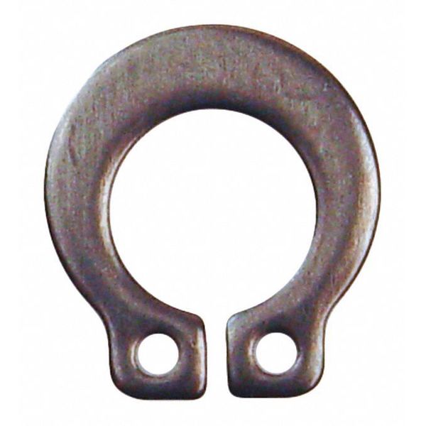Rotor Clip External Retaining Ring, Stainless Steel Plain Finish, 0.156 in Shaft Dia SHF-015-SS