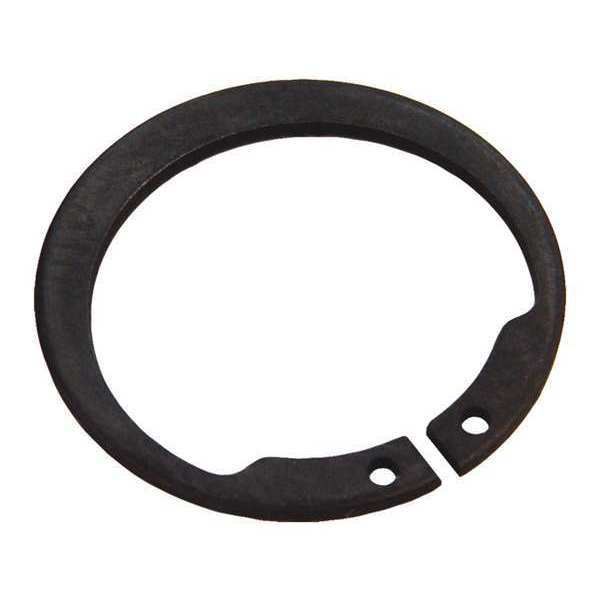 Rotor Clip External Retaining Ring, Steel Black Phosphate Finish, 1-1/2 in Shaft Dia SHI-150