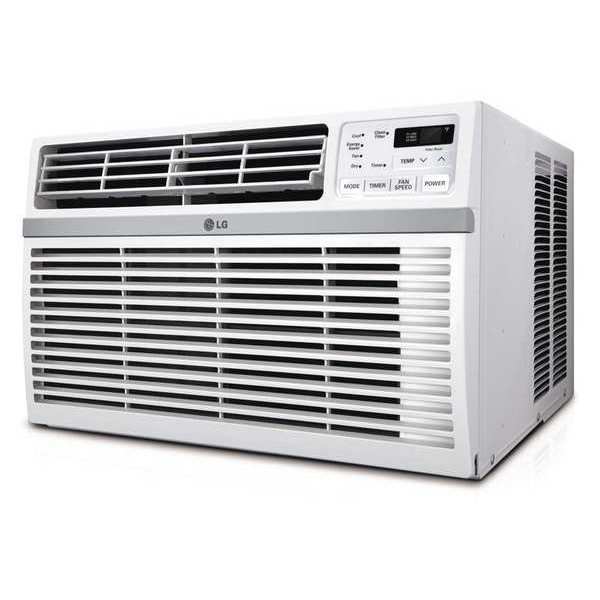 Lg Window-Mounted Air Conditioner, Cool Only, 12,000 BtuH LW1216ER