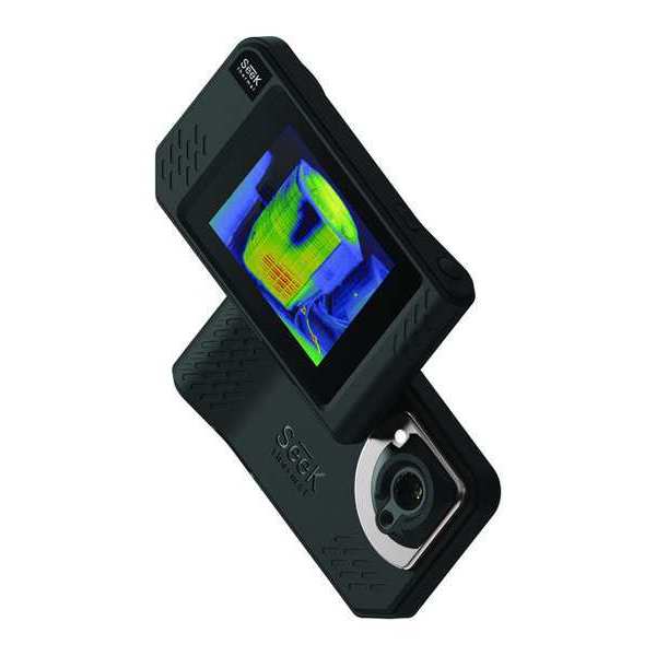 Seek Thermal Camera, 70 mK, -40 Degrees  to 626 Degrees F, Auto Focus, 3.5 in Touch Screen Color LCD Display SW-AAA