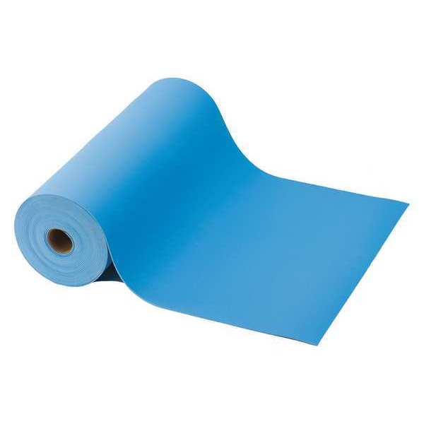 Acl Staticide ESD Roll, 0.1" x 24" x 50 ft., Light, Blue 62100