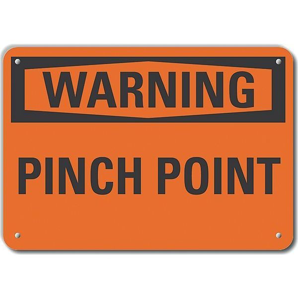 Lyle Caution Sign, 7 in Height, 10 in Width, Plastic, Vertical Rectangle, English LCU6-0079-NP_10X7