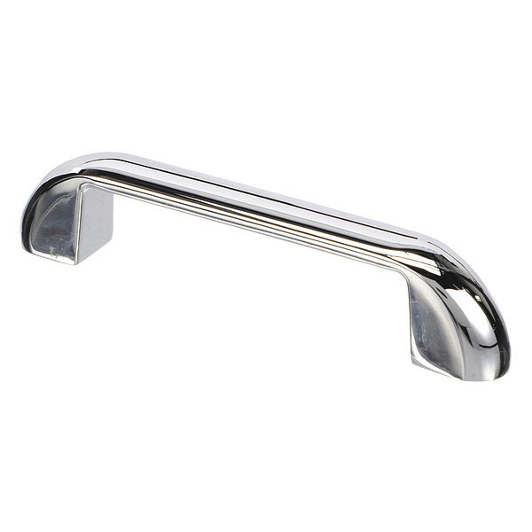 Component Hardware Chrome Plated Die Cast Drawer Pull, 4" OC P50-1010