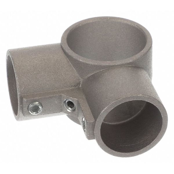 Component Hardware Brushed Aluminum Corner Cross Brace Fitting For 1-5/8" OD Legs A35-1010