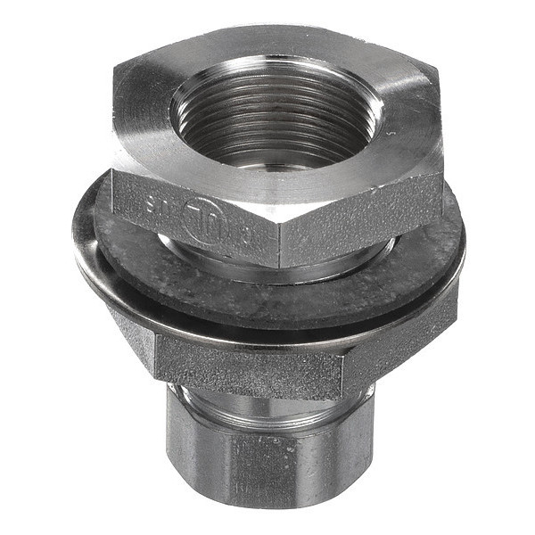 Component Hardware 15/16-20 x 1/2" NPT With 3/4" Tube Adapter Quick-Tite Corner Pulley Compression Hole Seal F15-0012B